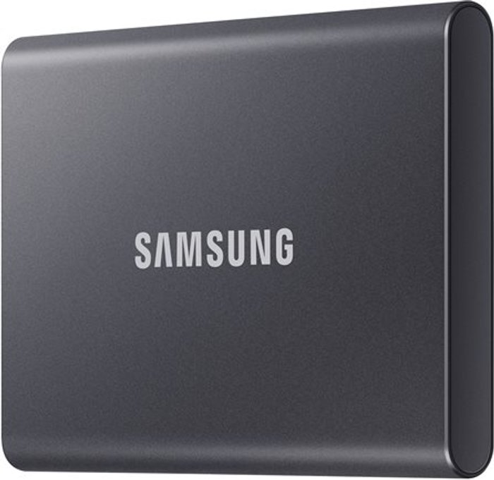 Currys Business | Samsung SAMSUNG T7 Portable External SSD - 2 TB, Grey, Silver/Grey Samsung SAMSUNG T7 Portable External SSD - 2 TB, Grey, Silver/Grey