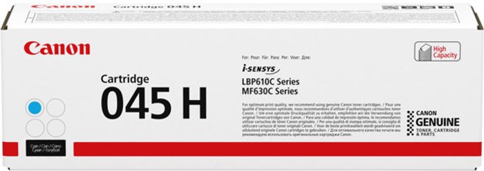 Currys Business | Canon Canon 045H Toner Cartridge High Yield Cyan 1245C002 Canon Canon 045H Toner Cartridge High Yield Cyan 1245C002