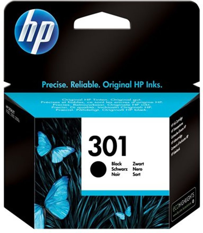 Currys Business | HP HP 301 - black - original - ink cartridge HP HP 301 - black - original - ink cartridge