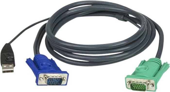 Currys Business | Aten ATEN 2L-5201U - keyboard / video / mouse (KVM) cable - 1.2 m Aten ATEN 2L-5201U - keyboard / video / mouse (KVM) cable - 1.2 m