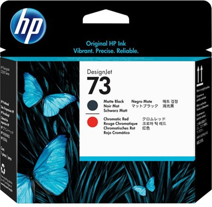 Currys Business | HP HP 73 - matte black, chromatic red - printhead HP HP 73 - matte black, chromatic red - printhead
