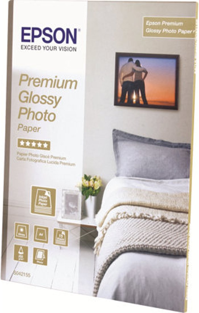 Currys Business | Epson Epson Premium Glossy Photo Paper - photo paper - glossy - 40 sheet(s) - 100 x 150 mm Epson Epson Premium Glossy Photo Paper - photo paper - glossy - 40 sheet(s) - 100 x 150 mm