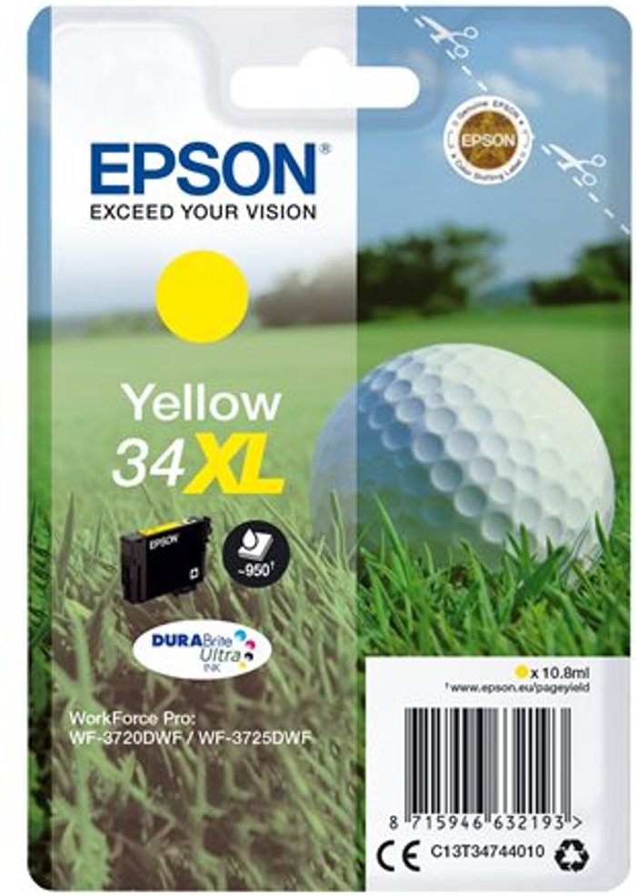 Currys Business | Epson Epson 34XL - XL - yellow - original - ink cartridge Epson Epson 34XL - XL - yellow - original - ink cartridge