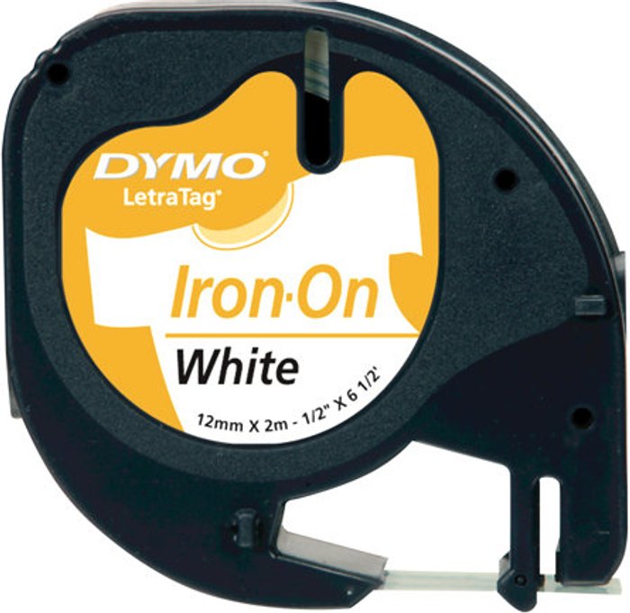 Currys Business | Dymo DYMO LetraTAG - iron-on tape - 1 cassette(s) - Roll (1.2 cm x 2 m) Dymo DYMO LetraTAG - iron-on tape - 1 cassette(s) - Roll (1.2 cm x 2 m)