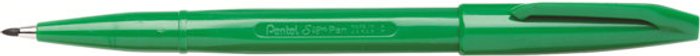 Currys Business | Pentel Pentel Sign Pen Fibre Tip Green 12 Pack S520-D Pentel Pentel Sign Pen Fibre Tip Green 12 Pack S520-D