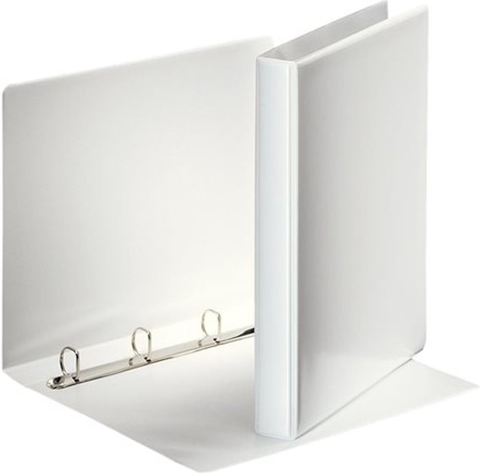 Currys Business | Esselte Esselte Panorama - presentation ring binder - for A4 - capacity: 180 sheets - white Esselte Esselte Panorama - presentation ring binder - for A4 - capacity: 180 sheets - white