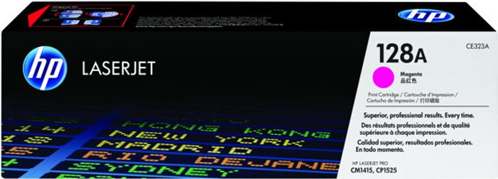 Currys Business | HP HP 128A - magenta - original - LaserJet - toner cartridge (CE323A) HP HP 128A - magenta - original - LaserJet - toner cartridge (CE323A)