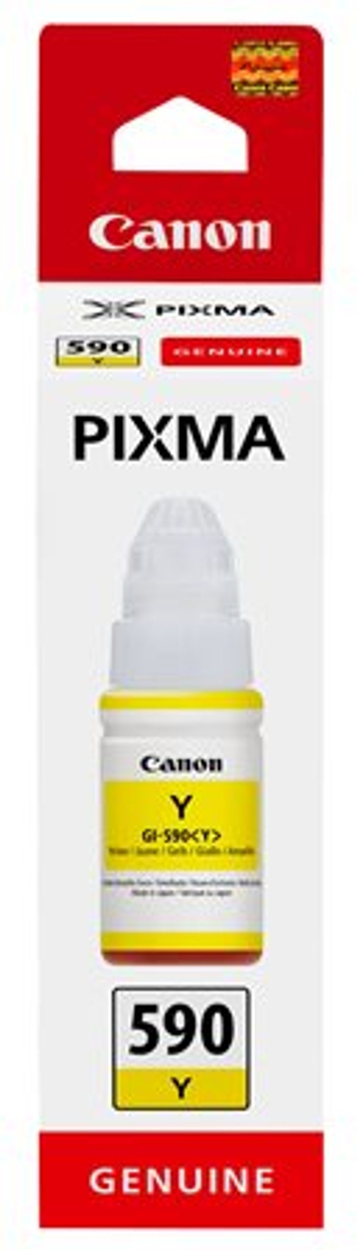 Currys Business | Canon Canon Gi-590 Yellow Ink Bottle 1606C001 Canon Canon Gi-590 Yellow Ink Bottle 1606C001