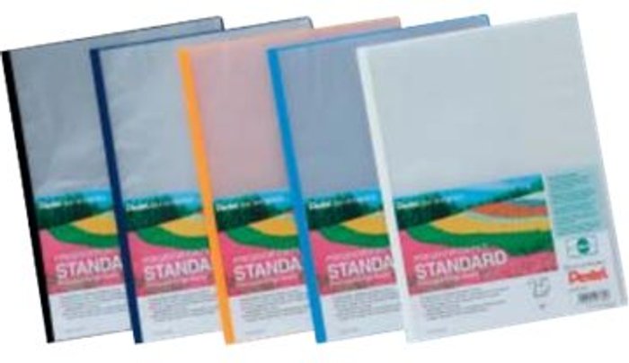 Currys Business | Pentel Pentel Standard - display book - for A4 - capacity: 30 sheets - black with transparent front cover (pack of 5) Pentel Pentel Standard - display book - for A4 - capacity: 30 sheets - black with transparent front cover (pack of 5)