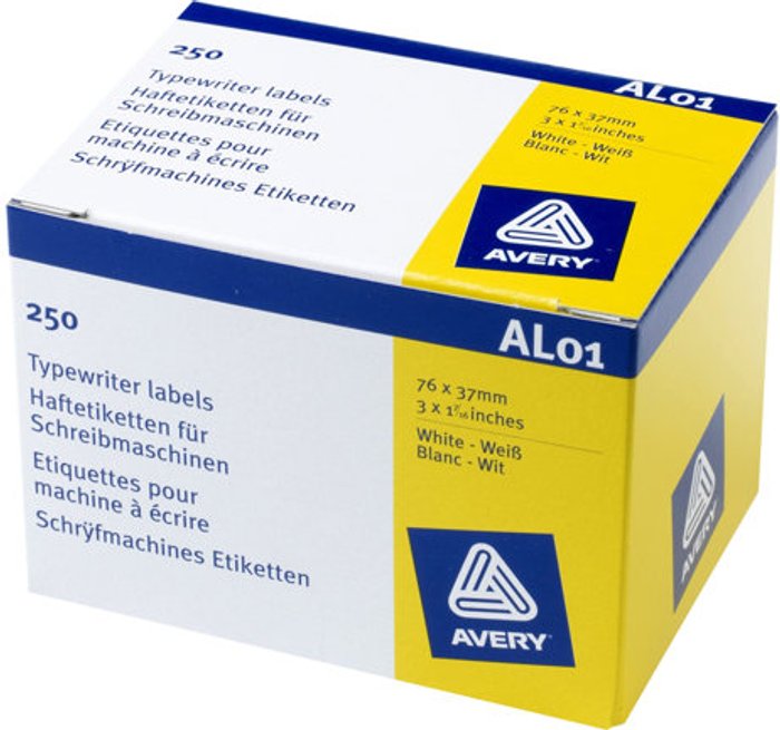 Currys Business | Avery Avery Zweckform - labels - 250 label(s) - 76 x 37 mm Avery Avery Zweckform - labels - 250 label(s) - 76 x 37 mm