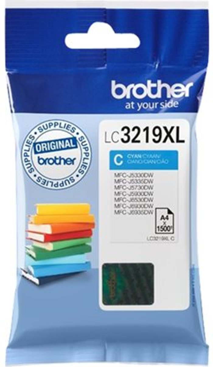 Currys Business | Brother Brother LC3219XLC - XL - cyan - original - ink cartridge Brother Brother LC3219XLC - XL - cyan - original - ink cartridge