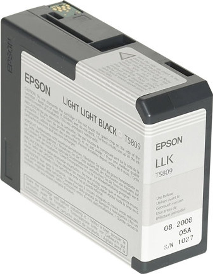 Currys Business | Epson Epson T5809 - light light black - original - ink cartridge Epson Epson T5809 - light light black - original - ink cartridge