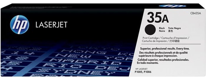 Currys Business | HP HP 35A - black - original - LaserJet - toner cartridge (CB435A) HP HP 35A - black - original - LaserJet - toner cartridge (CB435A)