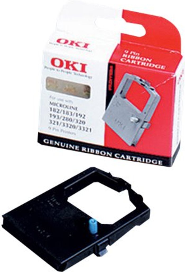 Currys Business | OKI OKI - 1 - black - print ribbon OKI OKI - 1 - black - print ribbon