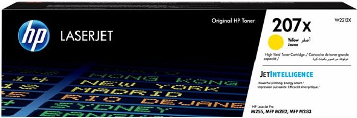 Currys Business | HP HP 207X - High Yield - yellow - original - LaserJet - toner cartridge (W2212X) HP HP 207X - High Yield - yellow - original - LaserJet - toner cartridge (W2212X)