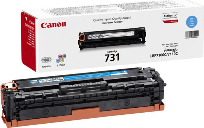 Currys Business | Canon Canon 731C Cyan Toner Cartridge 6271B002 Canon Canon 731C Cyan Toner Cartridge 6271B002