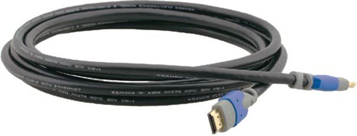 Currys Business | Kramer Kramer C-HM/HM/PRO Series C-HM/HM/PRO-10 - HDMI cable with Ethernet - 3 m Kramer Kramer C-HM/HM/PRO Series C-HM/HM/PRO-10 - HDMI cable with Ethernet - 3 m