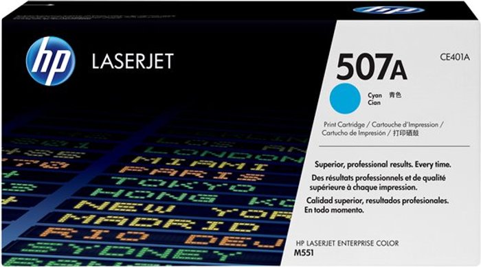 Currys Business | HP HP 507A Cyan Original LaserJet Toner Cartridge HP HP 507A Cyan Original LaserJet Toner Cartridge