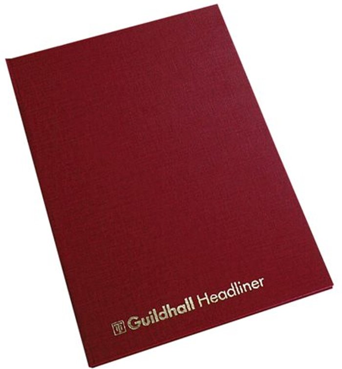 Currys Business | EXACLAIR FILING PRODUCTS Guildhall Headliner 38 Series - account book - 80 pages - 203 x 298 mm EXACLAIR FILING PRODUCTS Guildhall Headliner 38 Series - account book - 80 pages - 203 x 298 mm