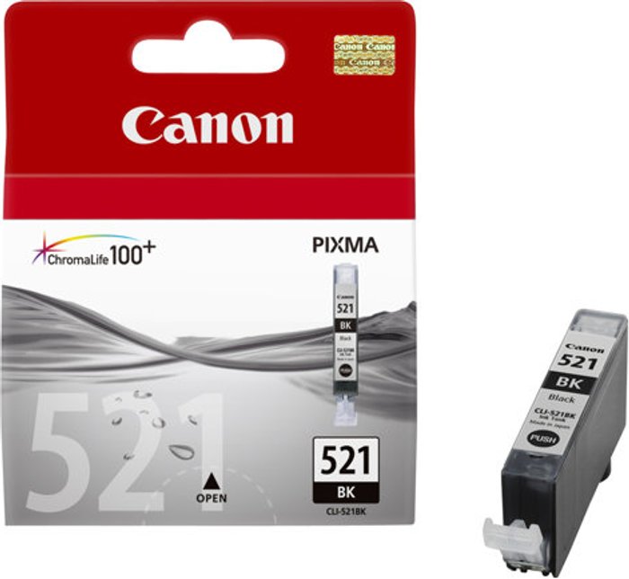 Currys Business | Canon Canon CLI-521BK - photo black - original - ink tank Canon Canon CLI-521BK - photo black - original - ink tank