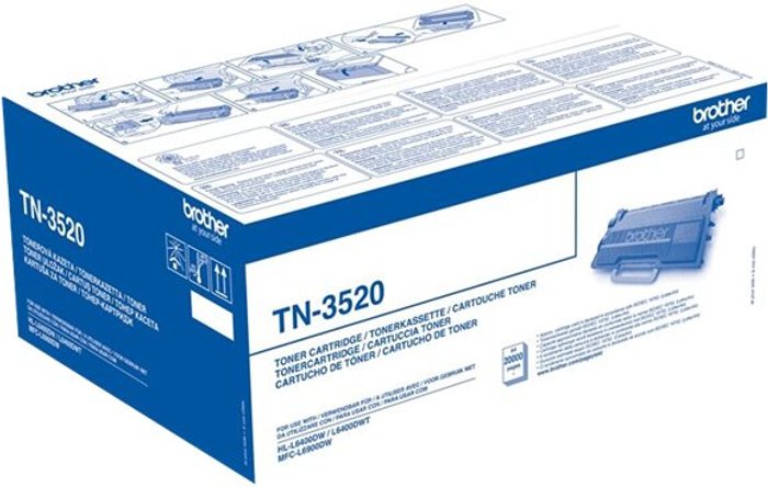 Currys Business | Brother Brother TN3520 - black - original - toner cartridge Brother Brother TN3520 - black - original - toner cartridge
