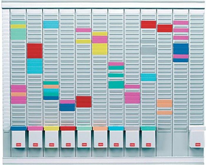 Currys Business | ACCO-REXEL Nobo card planner board - 800 x 660 mm ACCO-REXEL Nobo card planner board - 800 x 660 mm