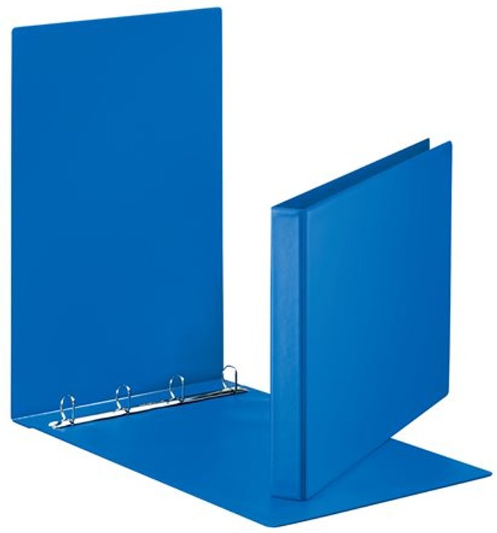 Currys Business | Esselte Esselte 4 D-Ring Binder 25mm Polypropylene Landscape A3 Blue 68735 Esselte Esselte 4 D-Ring Binder 25mm Polypropylene Landscape A3 Blue 68735
