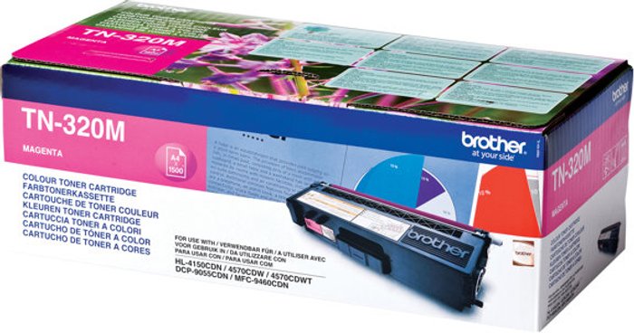 Currys Business | Brother Brother TN320M - magenta - original - toner cartridge Brother Brother TN320M - magenta - original - toner cartridge