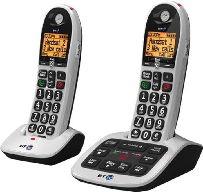 Currys Business | BT BT 4600 Cordless Phone with Answering Machine - Twin Handsets BT BT 4600 Cordless Phone with Answering Machine - Twin Handsets