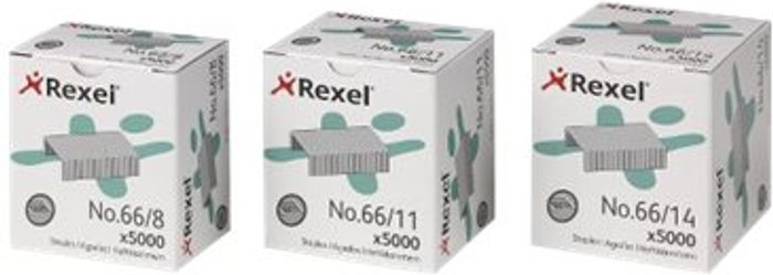 Currys Business | Rexel Rexel No 66 Staples 8mm (Pack of 5000) 06065 Rexel Rexel No 66 Staples 8mm (Pack of 5000) 06065