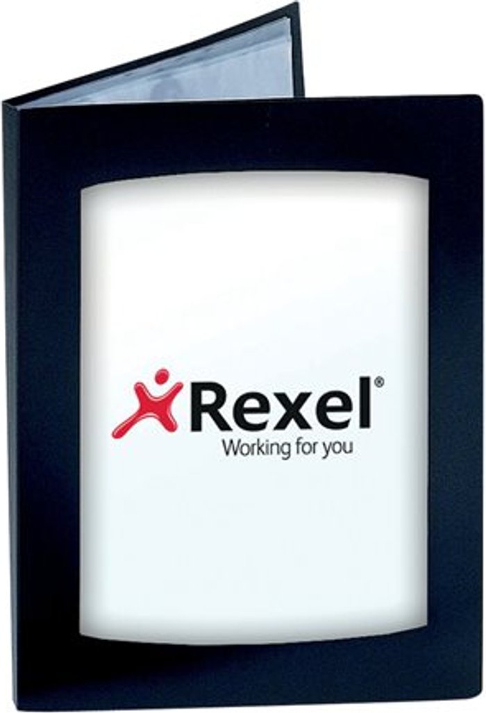 Currys Business | ACCO-REXEL Rexel Clearview - display book - for A3 - capacity: 48 sheets - black ACCO-REXEL Rexel Clearview - display book - for A3 - capacity: 48 sheets - black