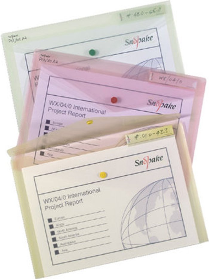 Currys Business | Snopake Snopake Polyfile Classic A5 Clear (Pack of 5) 11382 Snopake Snopake Polyfile Classic A5 Clear (Pack of 5) 11382