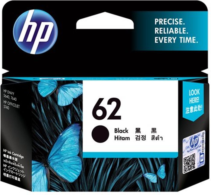 Currys Business | HP HP 62 - black - original - ink cartridge HP HP 62 - black - original - ink cartridge
