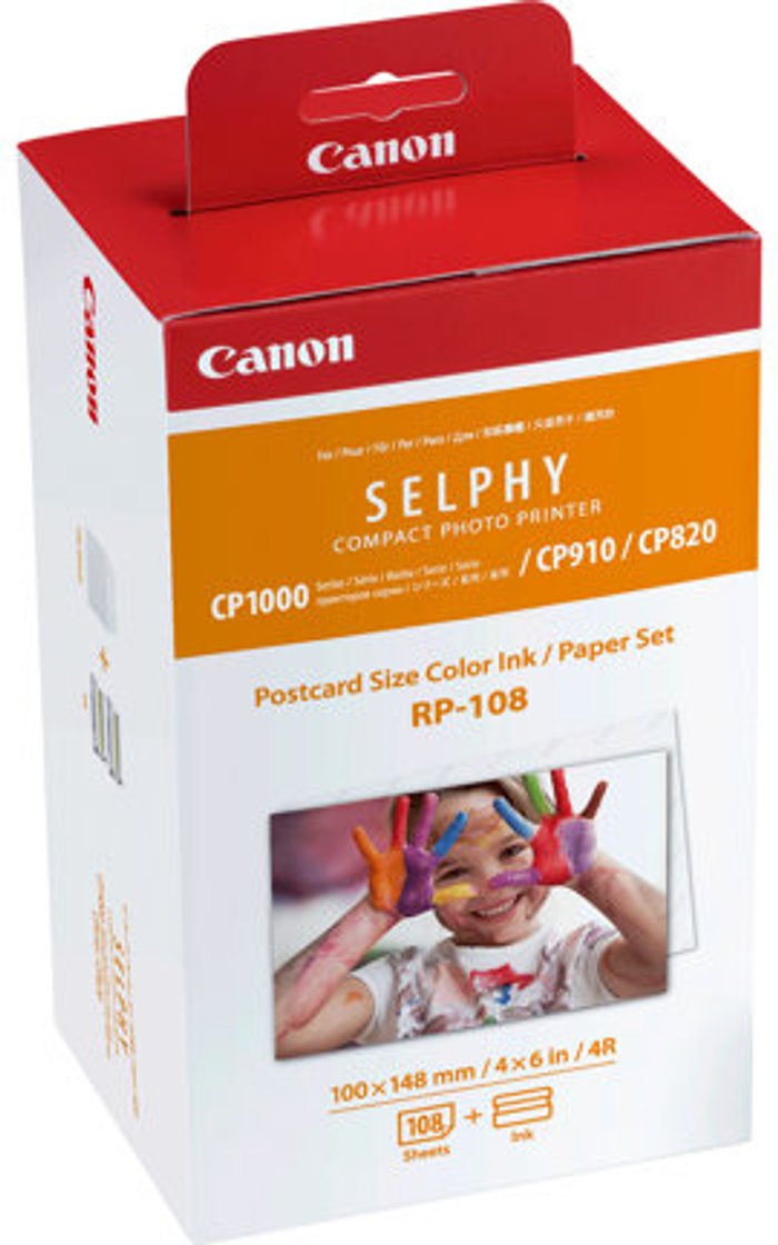 Currys Business | Canon Canon RP-108IP Colour High Capacity Ink/Paper Set 8568B001AA Canon Canon RP-108IP Colour High Capacity Ink/Paper Set 8568B001AA
