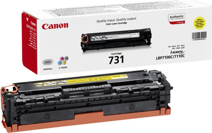 Currys Business | Canon Canon 731Y Yellow Toner Cartridge 6269B002 Canon Canon 731Y Yellow Toner Cartridge 6269B002