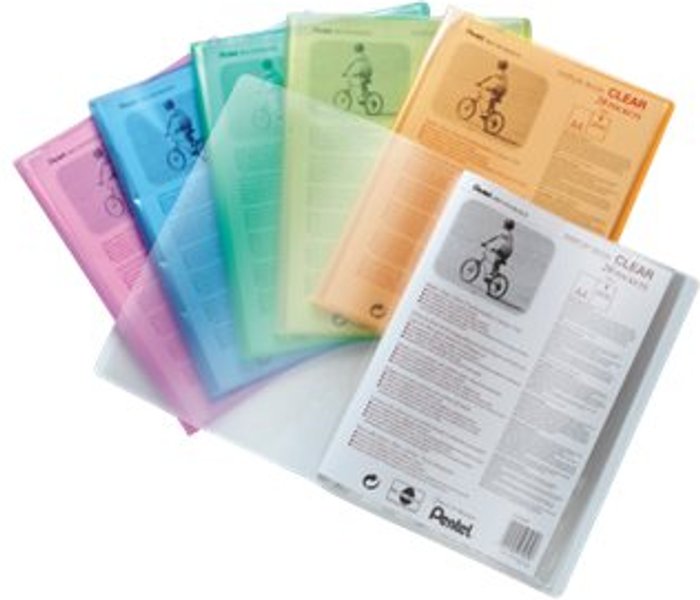 Currys Business | Pentel Pentel - display book - for A4 - transparent green Pentel Pentel - display book - for A4 - transparent green