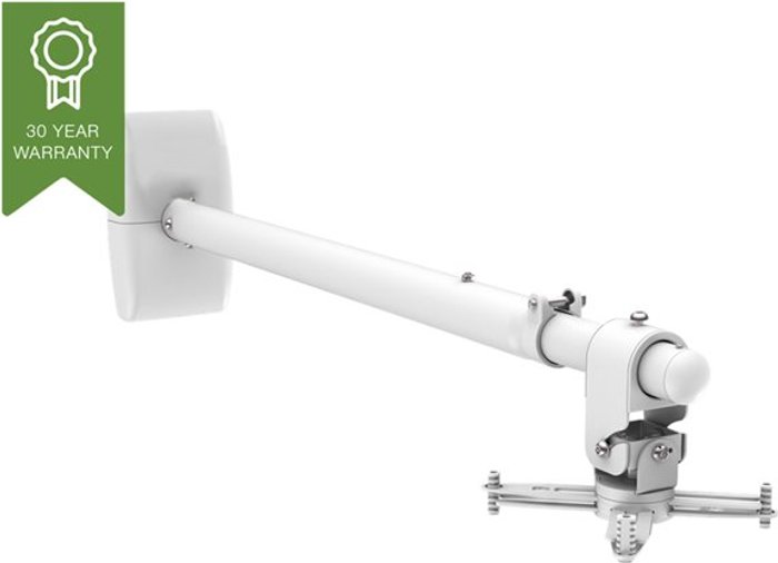 Currys Business | Vision Vision Techmount TM-ST2 - mounting kit - telescopic - for projector - satin white Vision Vision Techmount TM-ST2 - mounting kit - telescopic - for projector - satin white
