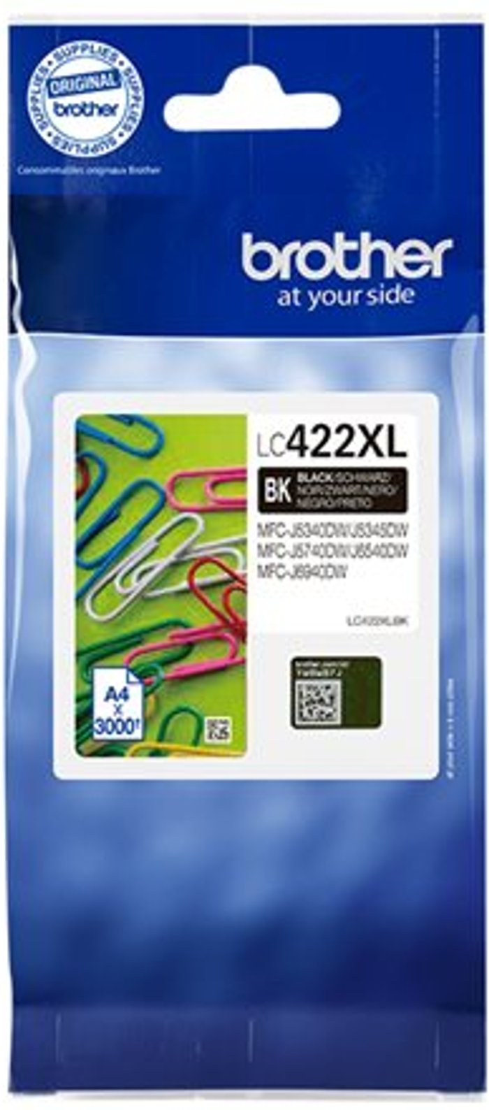 Currys Business | Brother Brother LC422XL - High Yield - black - original - ink cartridge Brother Brother LC422XL - High Yield - black - original - ink cartridge