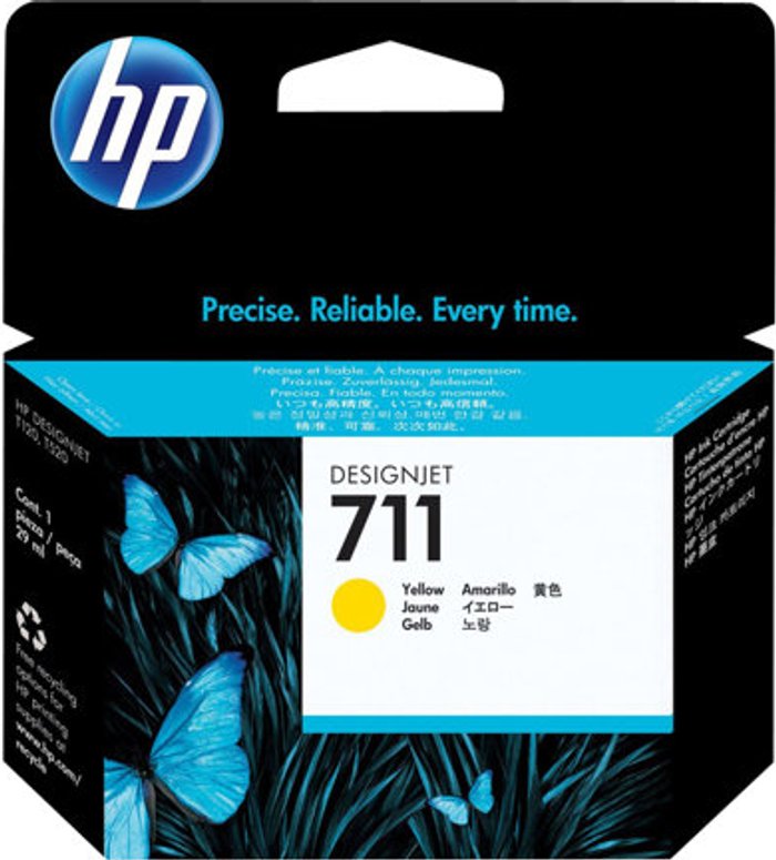 Currys Business | HP HP 711 - yellow - original - DesignJet - ink cartridge HP HP 711 - yellow - original - DesignJet - ink cartridge