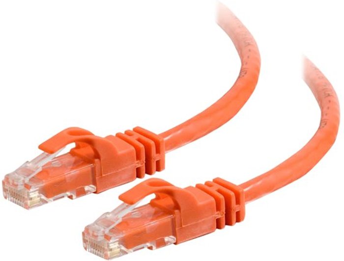 Currys Business | CABLES TO GO C2G Cat6 Booted Unshielded (UTP) Network Patch Cable - patch cable - 1 m - orange CABLES TO GO C2G Cat6 Booted Unshielded (UTP) Network Patch Cable - patch cable - 1 m - orange