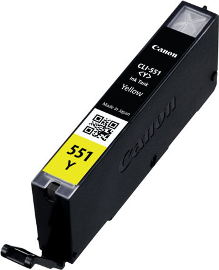 Currys Business | Canon Canon CLI-551Y Yellow Ink Cartridge 6511B001 Canon Canon CLI-551Y Yellow Ink Cartridge 6511B001