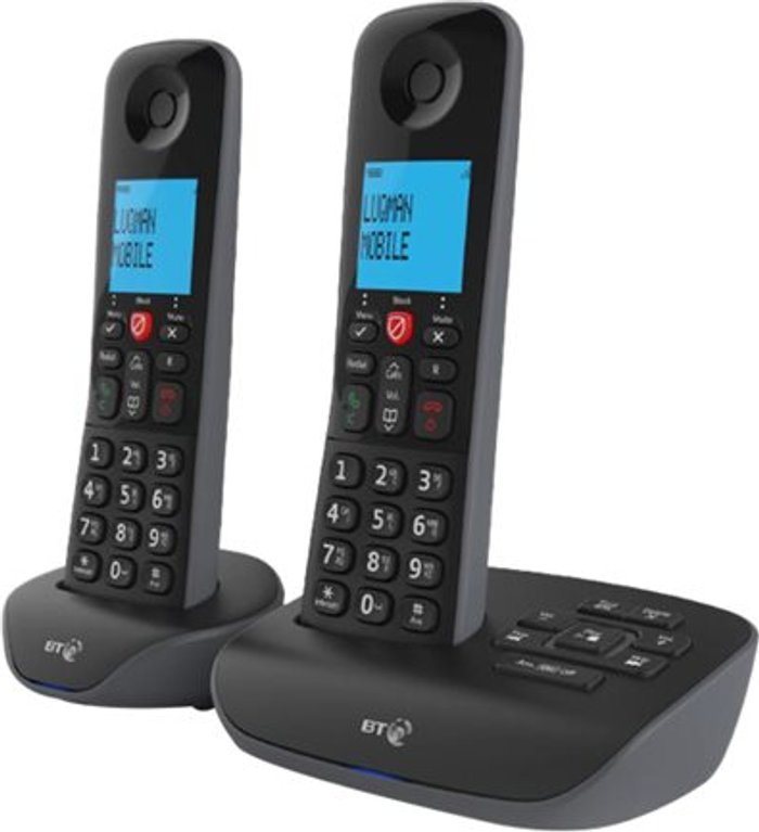 Currys Business | British Telecom BT Essential DECT TAM Phone Quad 90660 British Telecom BT Essential DECT TAM Phone Quad 90660