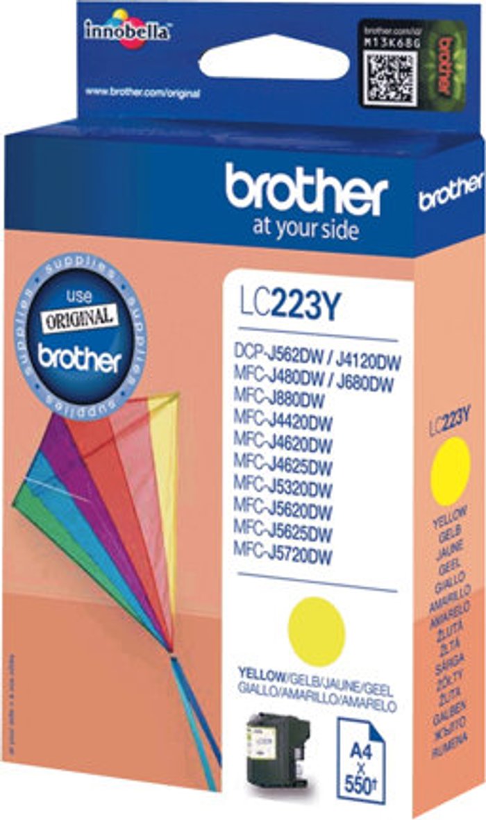 Currys Business | Brother Brother LC223Y - yellow - original - ink cartridge Brother Brother LC223Y - yellow - original - ink cartridge