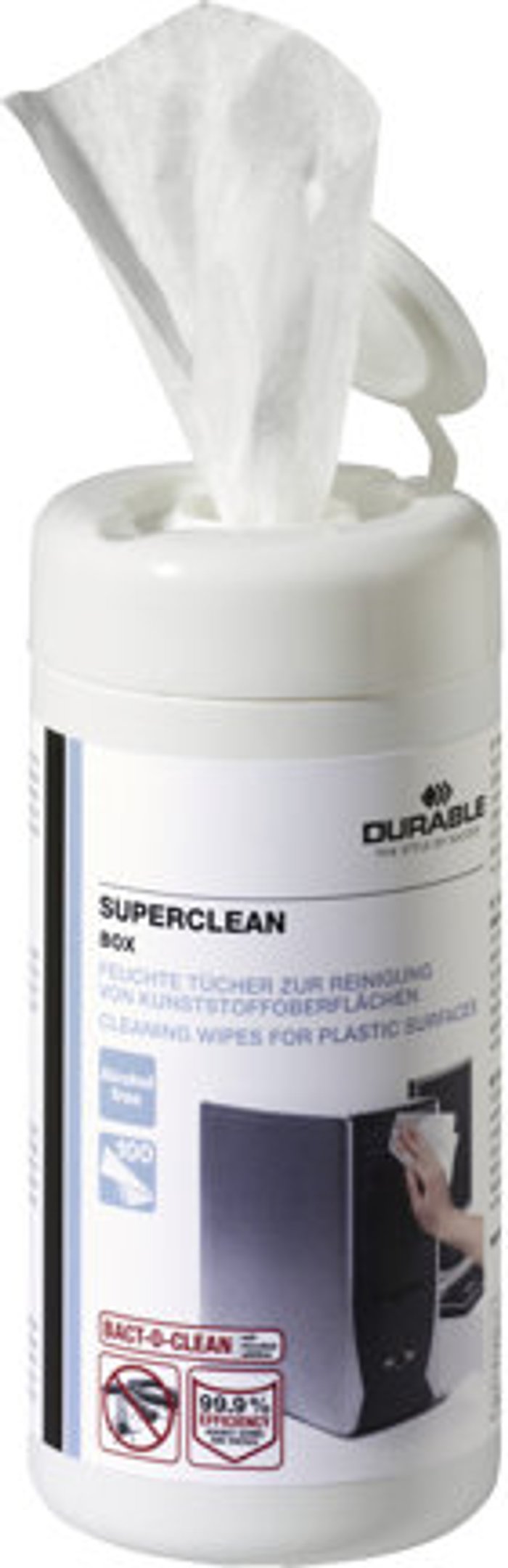 Currys Business | Durable DURABLE Superclean Box - cleaning wipes Durable DURABLE Superclean Box - cleaning wipes