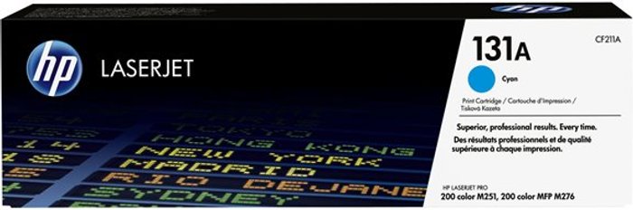 Currys Business | HP HP 131A - cyan - original - LaserJet - toner cartridge (CF211A) HP HP 131A - cyan - original - LaserJet - toner cartridge (CF211A)