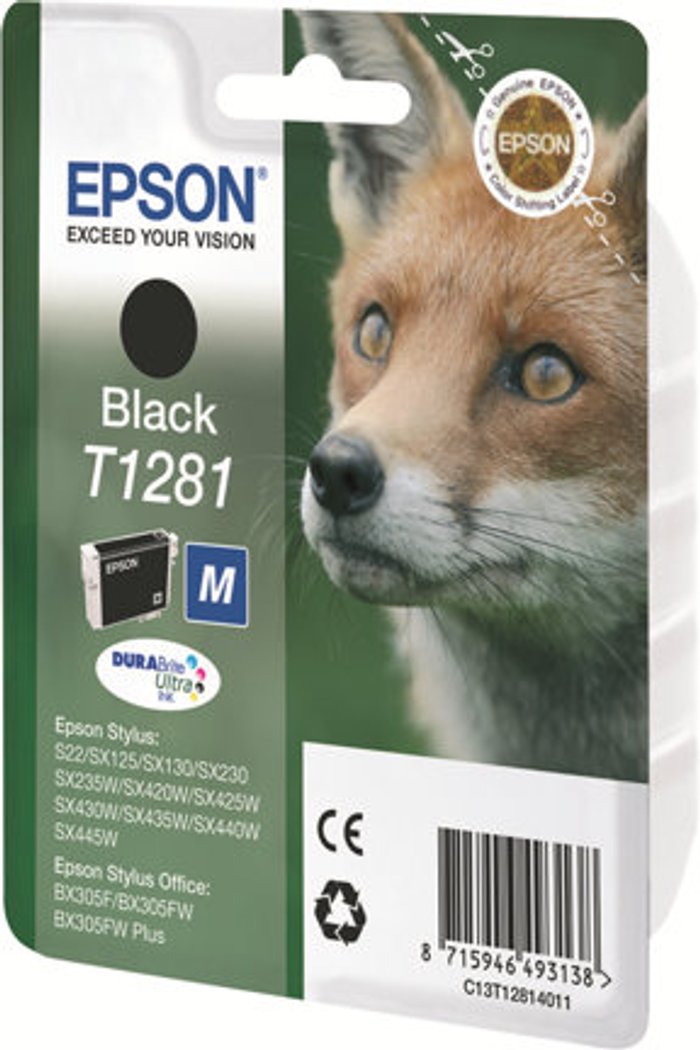 Currys Business | Epson Epson T1281 - black - original - ink cartridge Epson Epson T1281 - black - original - ink cartridge