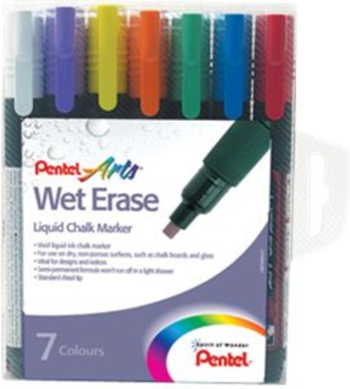Currys Business | Pentel Pentel Arts - marker - red, blue, green, yellow, orange, violet, white (pack of 7) Pentel Pentel Arts - marker - red, blue, green, yellow, orange, violet, white (pack of 7)