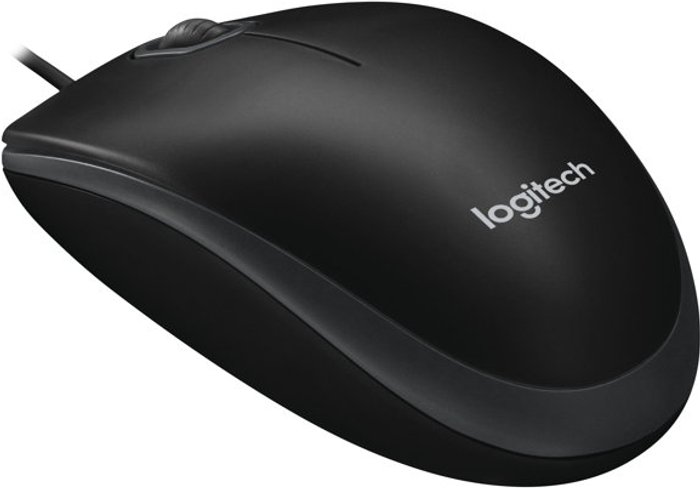 Currys Business | Logitech Logitech B100 - mouse - USB - black Logitech Logitech B100 - mouse - USB - black