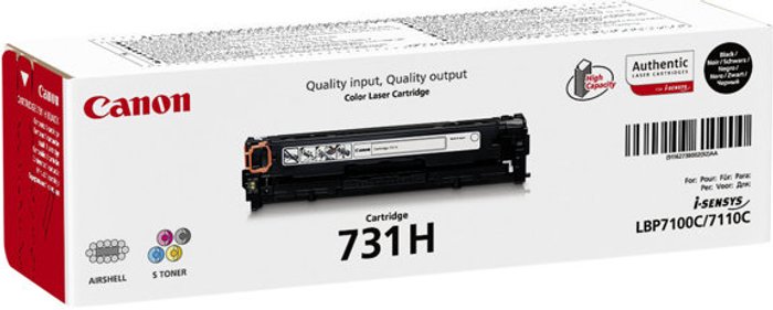 Currys Business | Canon Canon 731H Black High Yield Toner Cartridge 6273B002 Canon Canon 731H Black High Yield Toner Cartridge 6273B002