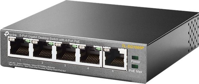 Currys Business | TP-Link TP-Link TL-SG1005P - switch - 5 ports - unmanaged TP-Link TP-Link TL-SG1005P - switch - 5 ports - unmanaged